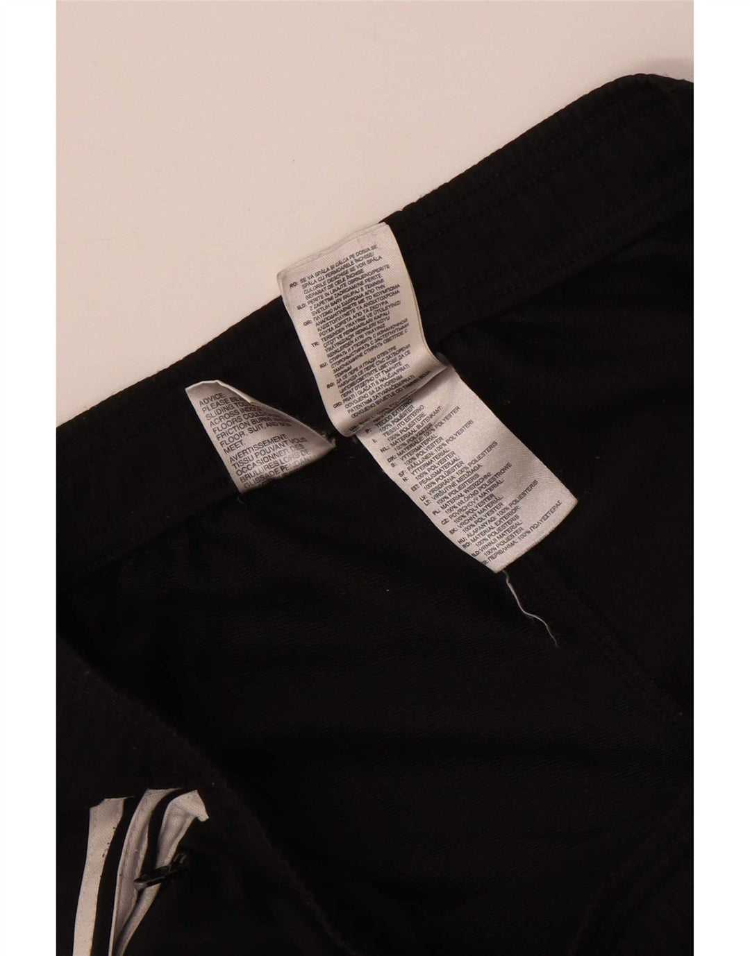 Pantaloni de trening Adidas pentru bărbați Joggeri poliester mediu negru