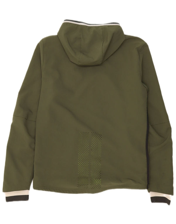 Jachetă de ploaie cu glugă pentru bărbați Adidas Deutscher Fussball Bund UK 38 Medium Khaki