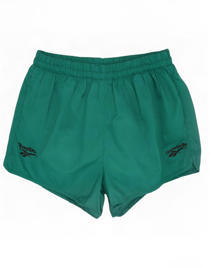 Pantaloni scurți sport Reebok pentru bărbați, nailon verde mediu