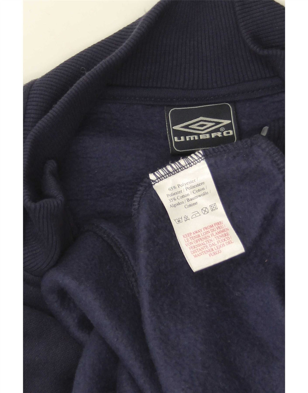 Jachetă de trening pentru bărbați Umbro, mare, albastru, poliester