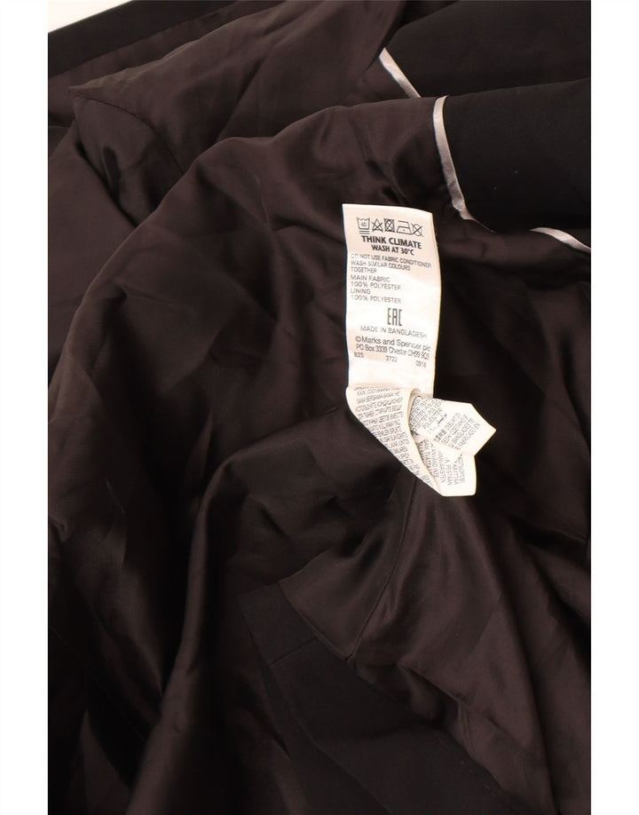 Trench pentru femei Marks & Spencer UK 16 Poliester negru mare