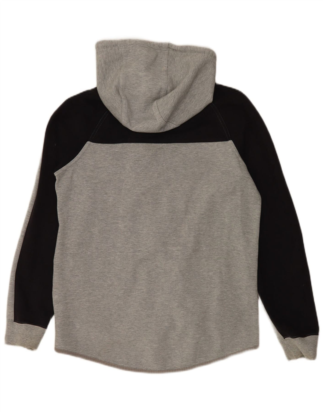 Pulover Nike pentru bărbați, cu fermoar, din bumbac color bloc, gri mediu