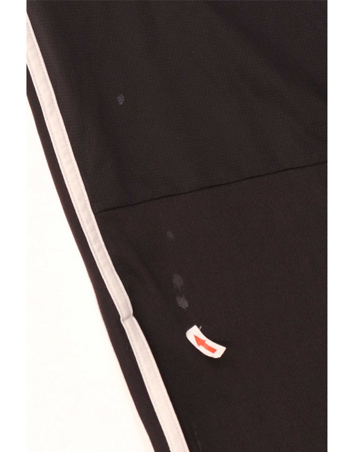 Pantaloni de trening Adidas pentru bărbați, poliester mediu negru