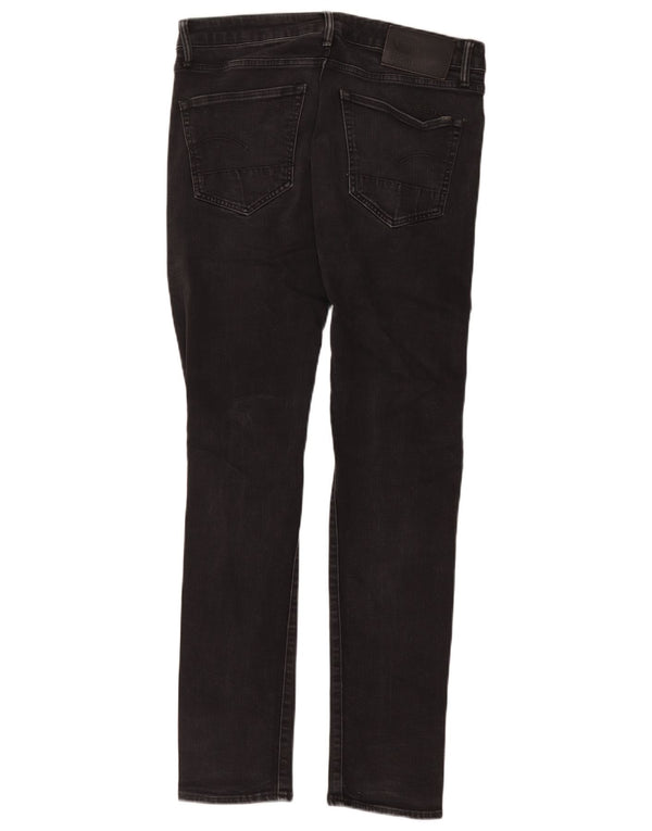 Blugi G-Star 3301 Slim pentru bărbați W32 L34 bumbac negru