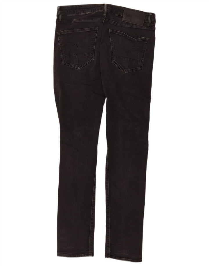 Blugi G-Star 3301 Slim pentru bărbați W32 L34 bumbac negru