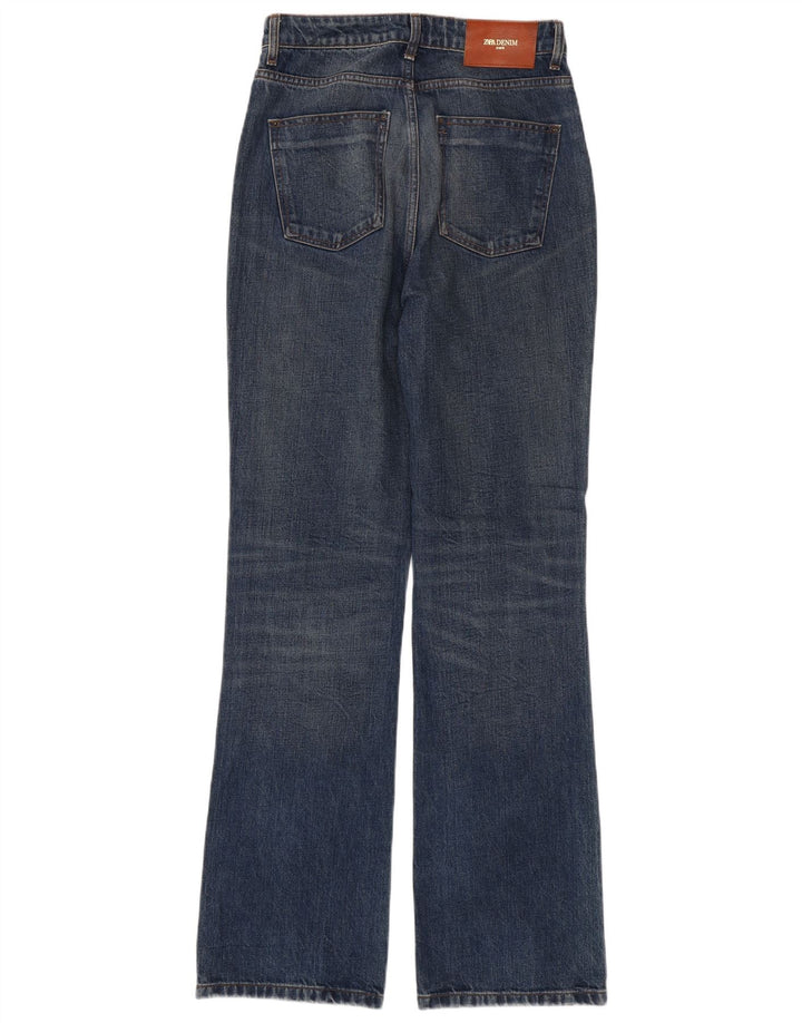 Blugi Zara Femei Bootcut EU 40 Medium W30 L35 Albastru