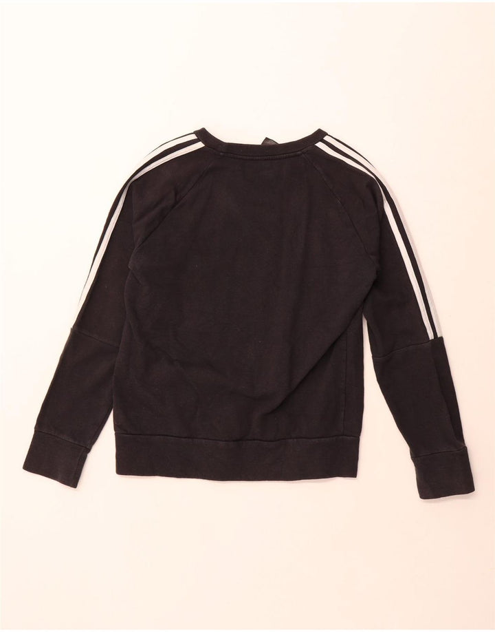 Pulover pentru femei ADIDAS UK 8/10 Bumbac negru mic