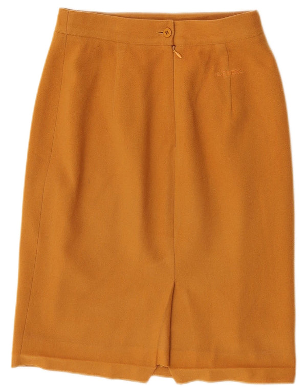 Iceberg Womens High Waist Pencil Skirt IT 44 Medium W26 Brown