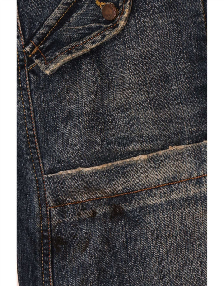 Zu Elements Blugi Cargo Loose pentru bărbați W33 L31 Bumbac colorblock bleumarin