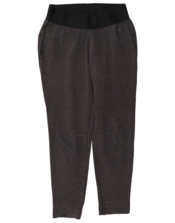 Pantaloni de trening Adidas pentru femei UK 8/10, bumbac color bloc, gri mic