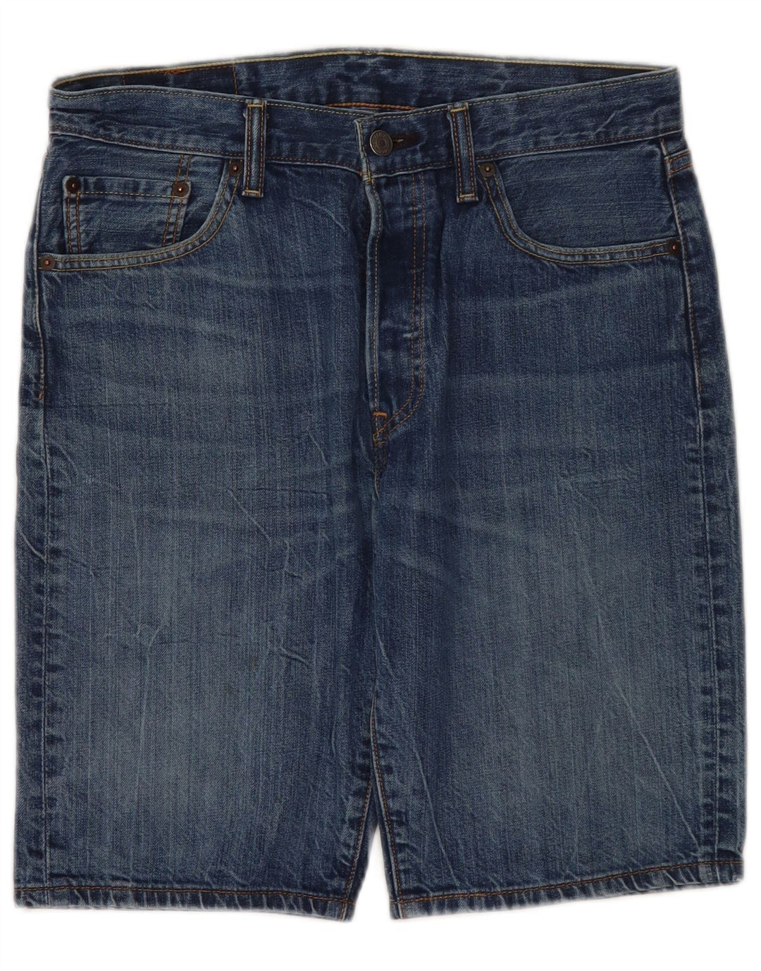 Pantaloni scurți Levi's 501 Denim W30 Medium Blue Bumbac