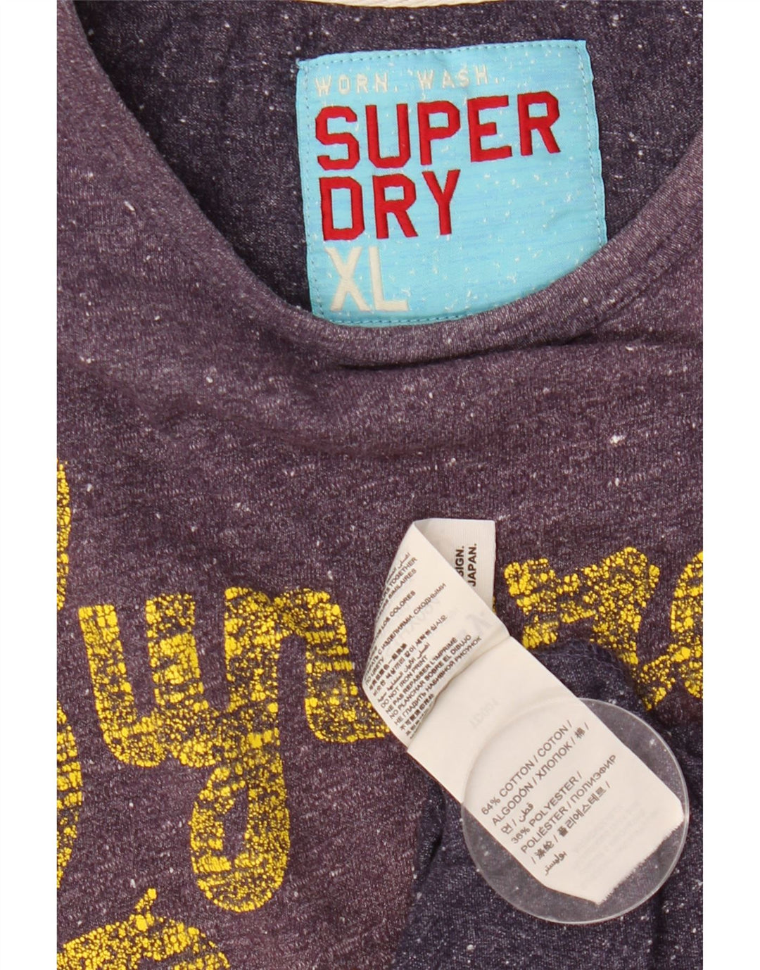 SUPERDRY Tricou grafic Riders pentru femei, UK 18 XL, bumbac mov