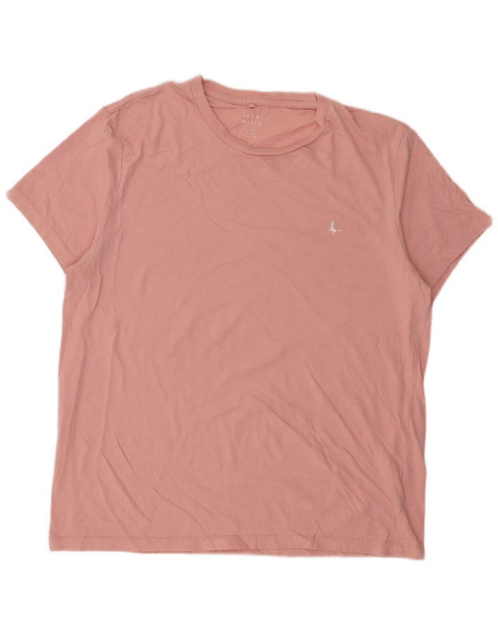 JACK WILLS Tricou pentru bărbați Top XL Bumbac roz