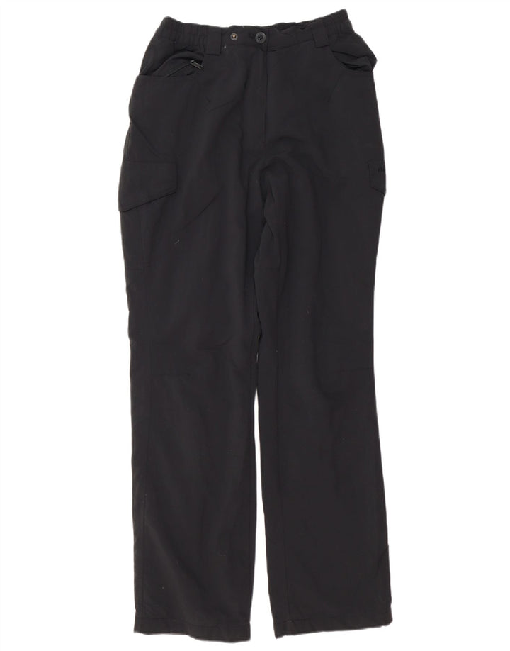 Pantaloni Cargo Drepți Rohan Femei Mici W27 L30 Poliamidă Neagră