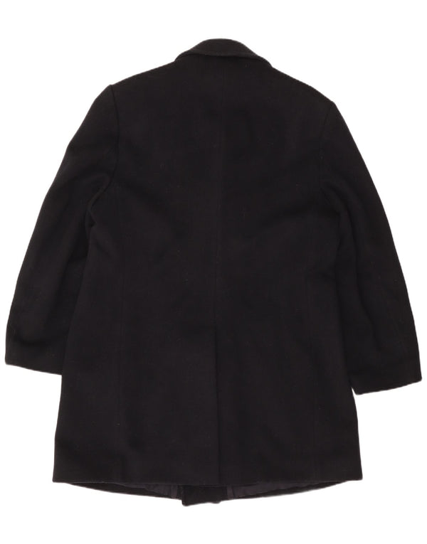 VINTAGE Palton dublu pentru bărbați UK 42 XL Lână bleumarin