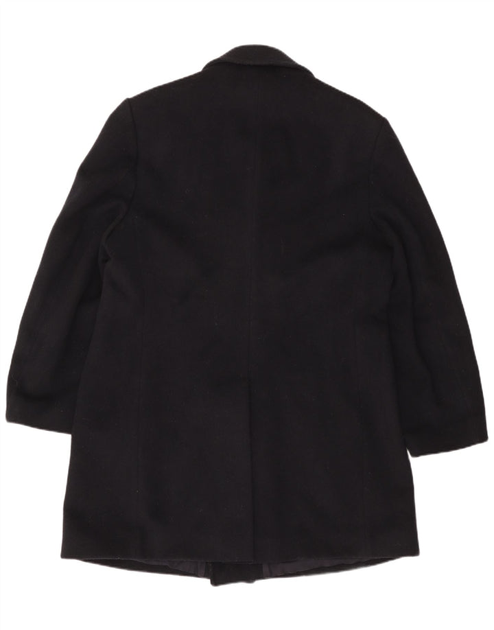 VINTAGE Palton dublu pentru bărbați UK 42 XL Lână bleumarin