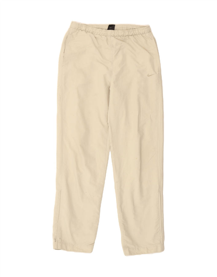 NIKE Boys Tracksuit Trousers 15-16 Years XL Beige Vintage Nike and Second-Hand Nike from Messina Hembry 