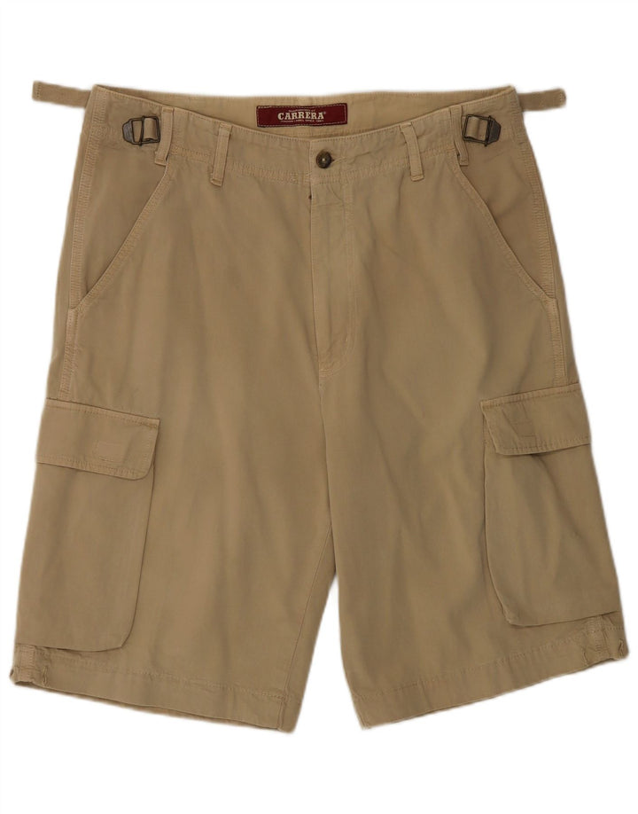 Pantaloni scurți cargo pentru bărbați Carrera IT 50 Large W34 Beige Bumbac
