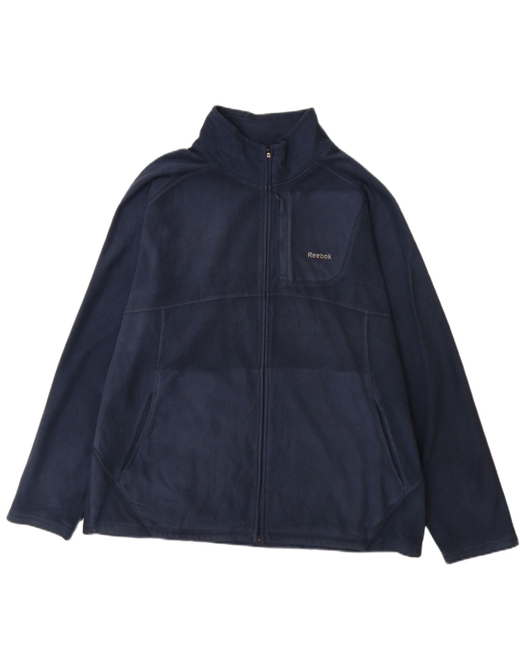 Jachetă pentru bărbați din lână REEBOK UK 42 XL bleumarin poliester