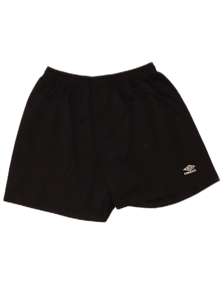 Pantaloni scurți sport Umbro pentru bărbați, mari, negru, poliester