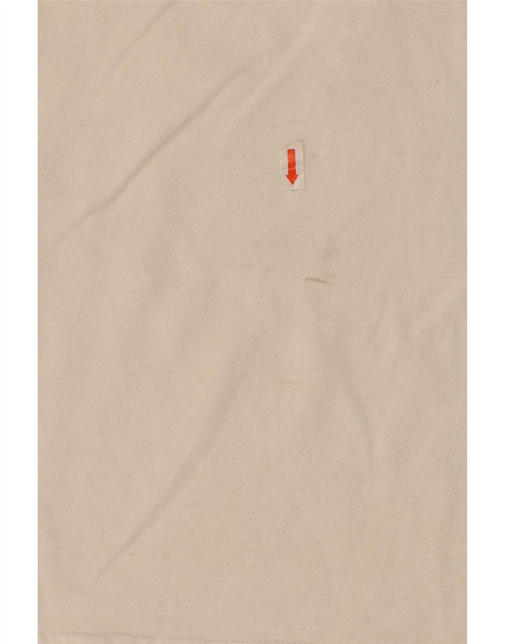 Tricou grafic vintage pentru bărbați Top mic alb