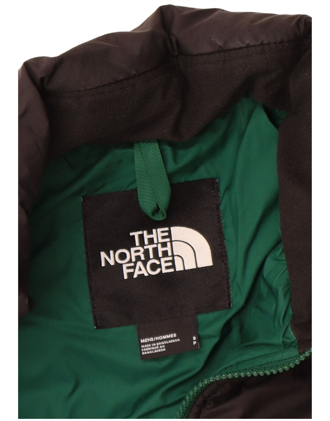 Jachetă căptușită pentru bărbați THE NORTH FACE UK 36 Small Green Colorblock Nylon