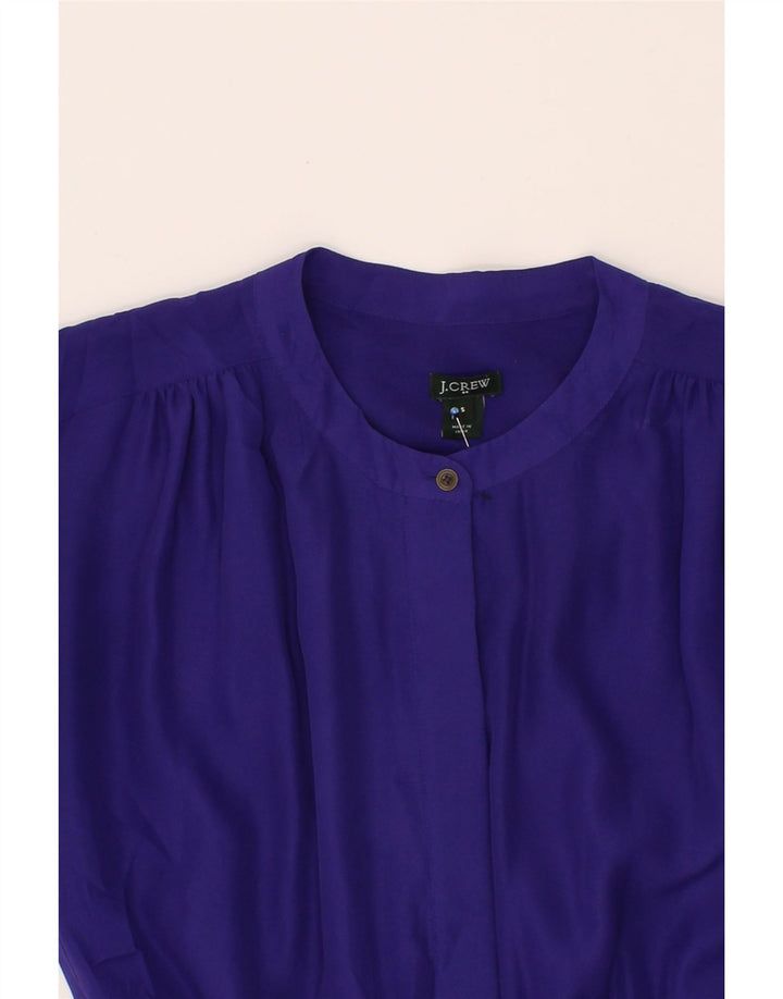 J. CREW Womens A-Line Dress UK 10 Small Purple Polyester Vintage J. Crew and Second-Hand J. Crew from Messina Hembry 