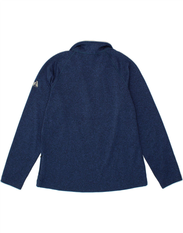 EDDIE BAUER Womens Zip Neck Sweatshirt Jumper UK 16 Large Navy Blue Vintage Eddie Bauer and Second-Hand Eddie Bauer from Messina Hembry 