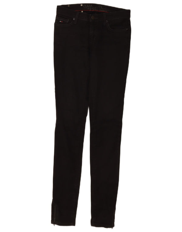 Blugi skinny pentru femei Tommy Hilfiger W28 L33 bumbac negru
