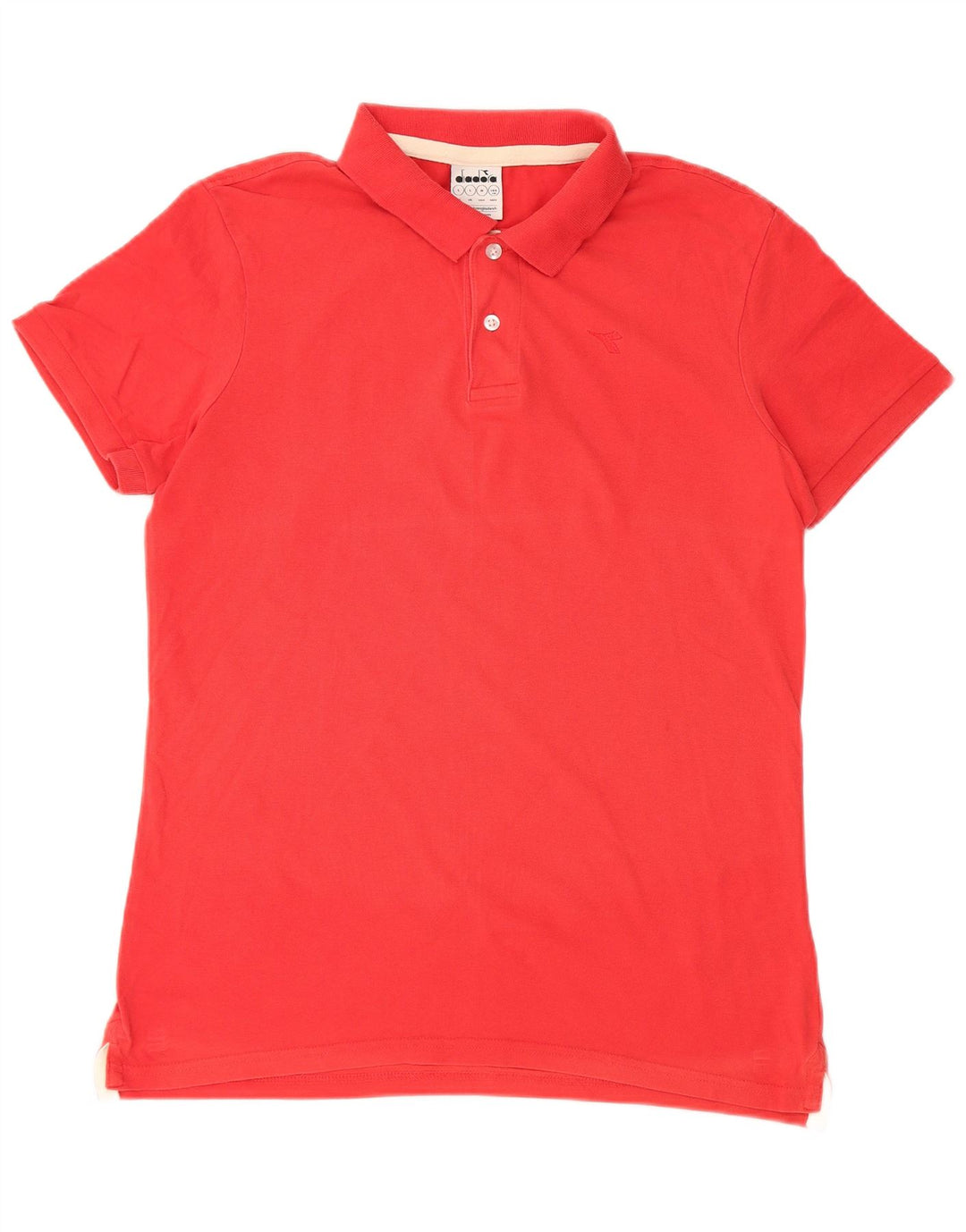 Tricou polo pentru bărbați Diadora, bumbac roșu mare