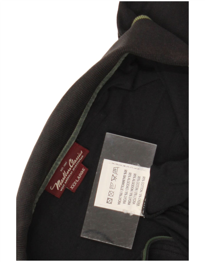Tricou polo Marlboro Classics pentru bărbați 3XL, bumbac negru