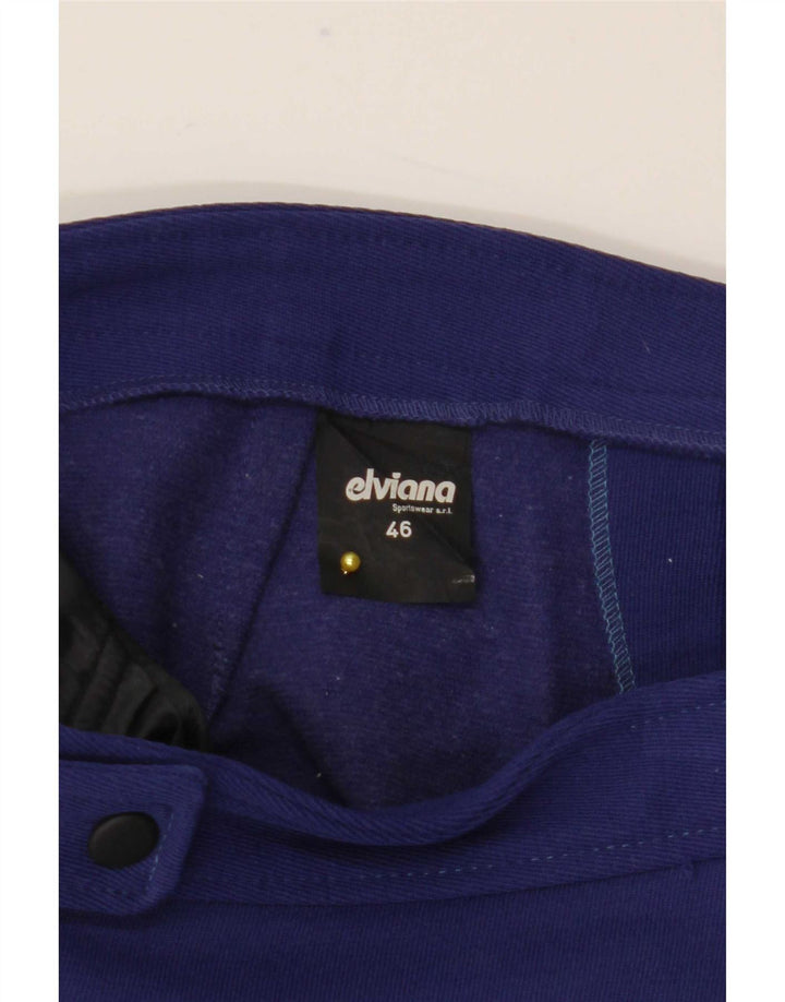 Elviana Pantaloni Windbreaker Femei Stirrup IT 46 Poliamidă Mare Albastru