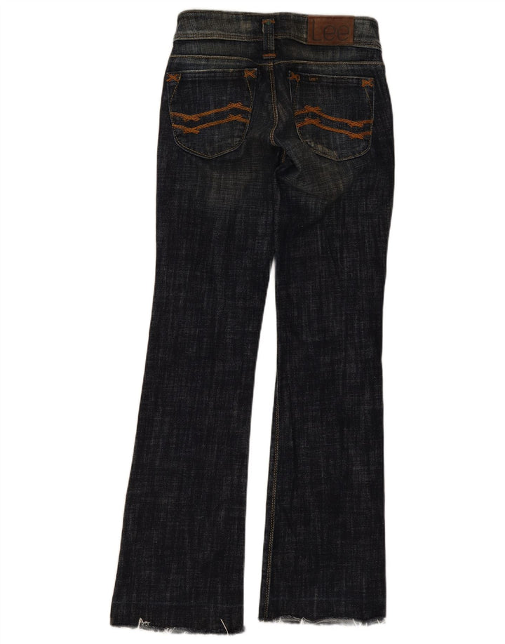 Blugi Lee pentru femei Leola Bootcut W26 L33 bumbac bleumarin