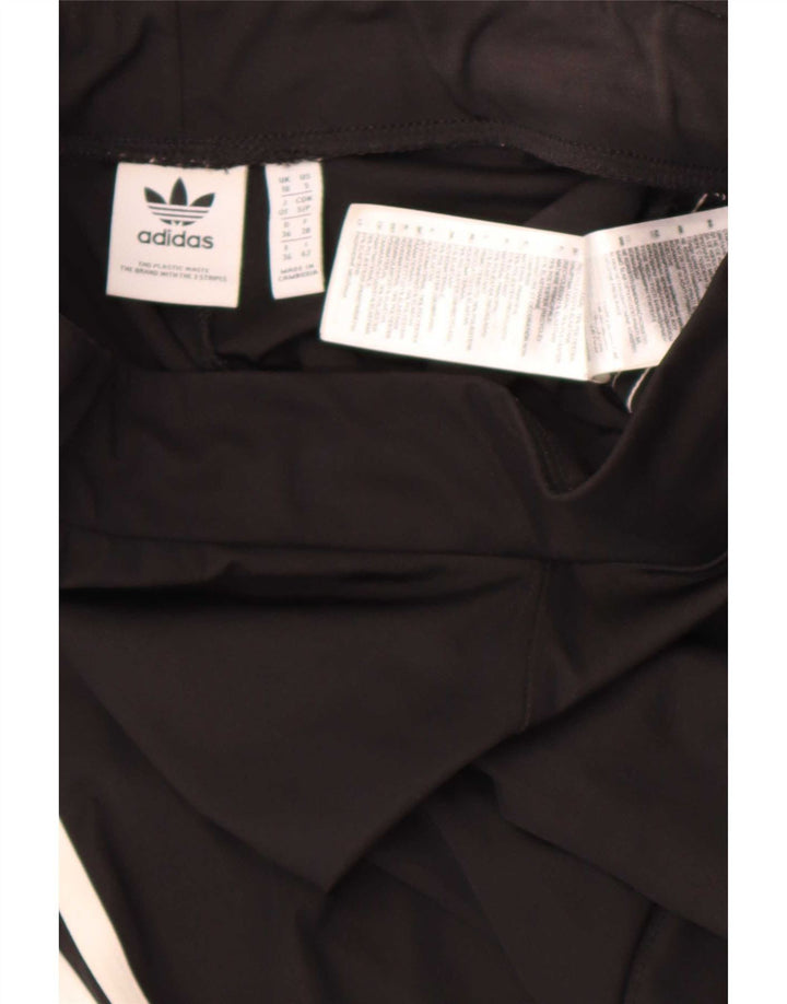 Pantaloni de trening Adidas Flare pentru femei UK 10 Poliester negru mic
