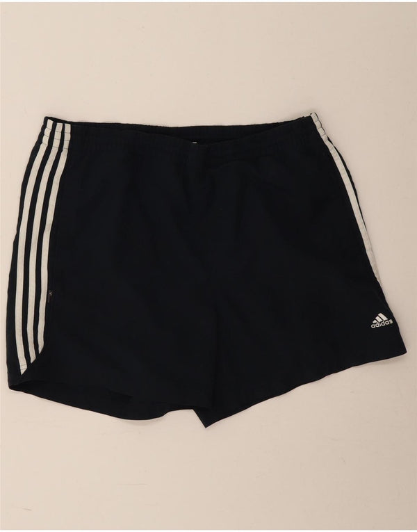 Pantaloni scurți sport pentru bărbați Adidas, mari, negru, poliester