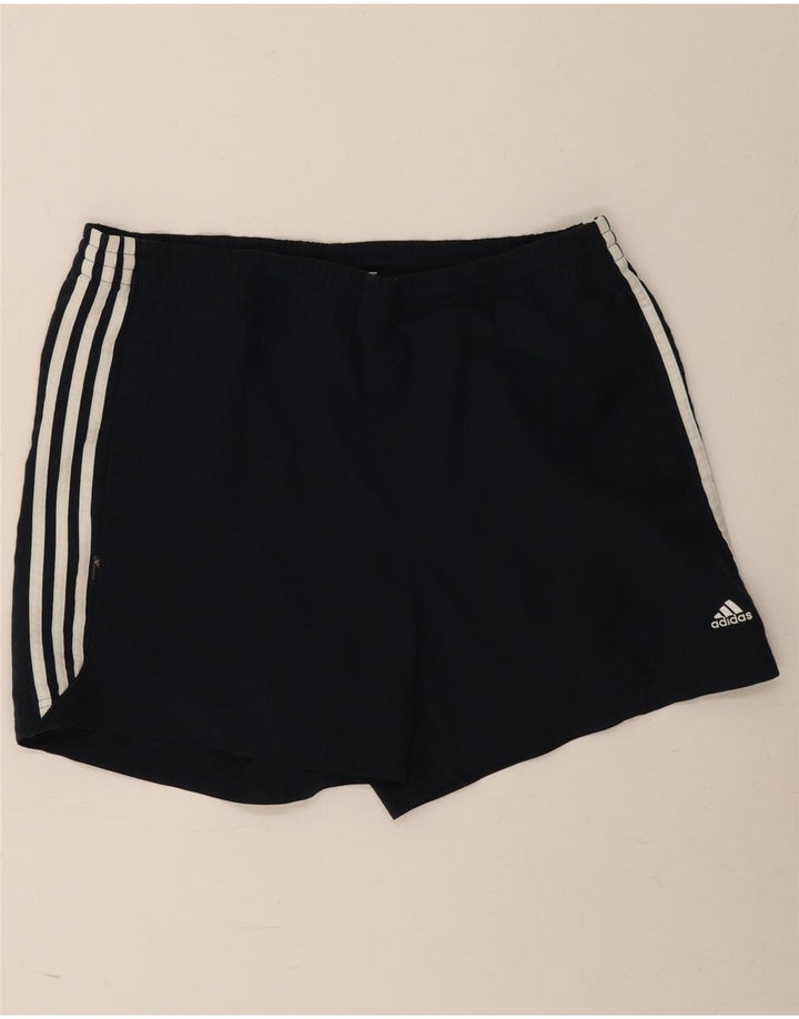 Pantaloni scurți sport pentru bărbați Adidas, mari, negru, poliester