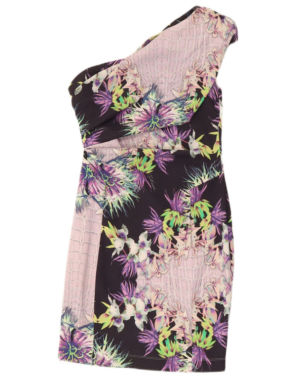 Rochie de damă Just Cavalli cu un singur umăr IT 42 Medium Multicolor Floral
