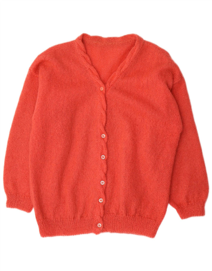 Pulover cardigan pentru femei VINTAGE UK 18 XL Portocaliu