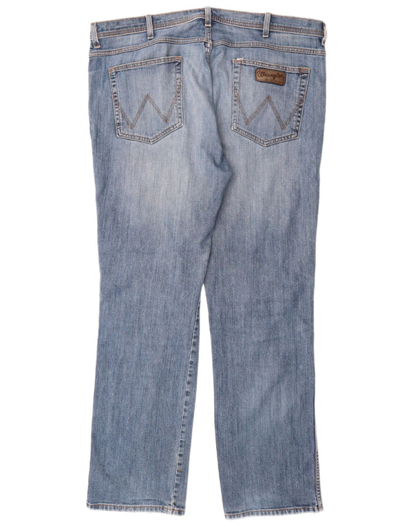 Blugi drepte elastici Wrangler pentru bărbați Arizona W42 L34 Bumbac albastru
