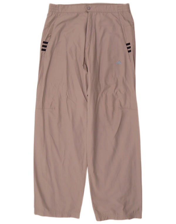 Pantaloni chino drepți pentru bărbați Adidas W32 L32 bumbac gri