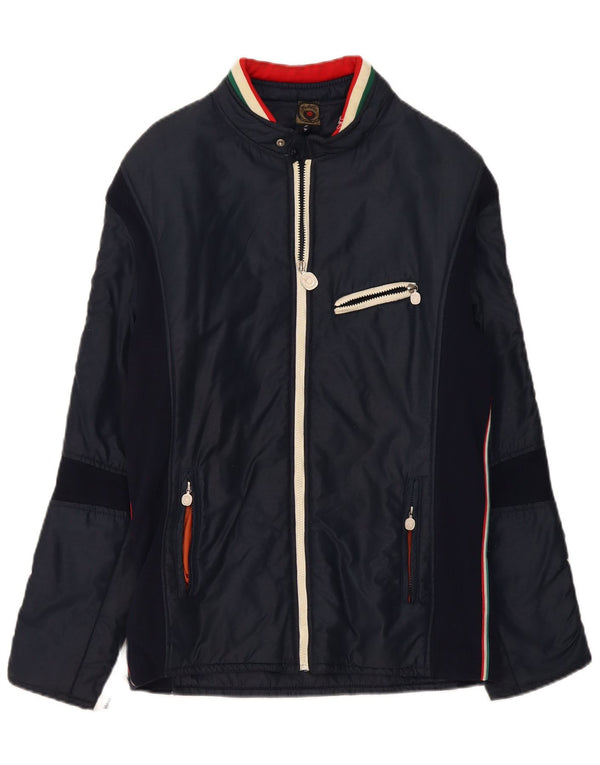 Jachetă Racer pentru bărbați MCROSS UK 38 Medium Bleumarin Colorblock