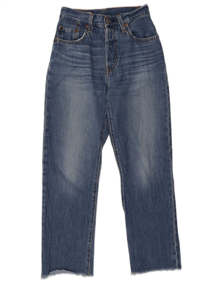 Blugi drepti 501 pentru femei Levi's W24 L26 Bumbac albastru