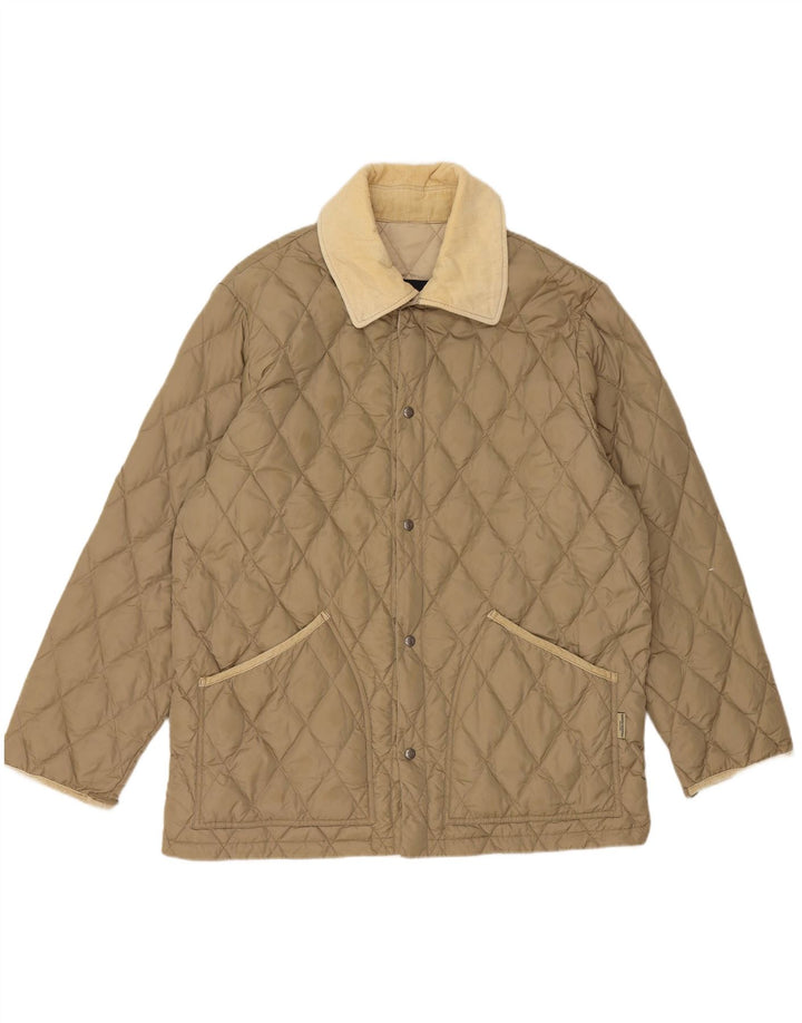 MARINA YACHTING Mens Padded Jacket IT 52 XL Beige Polyamide