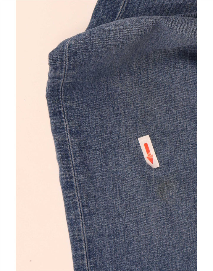 Blugi drepti pentru femei Marks & Spencer UK 12 Medium L30 L29 Bumbac albastru