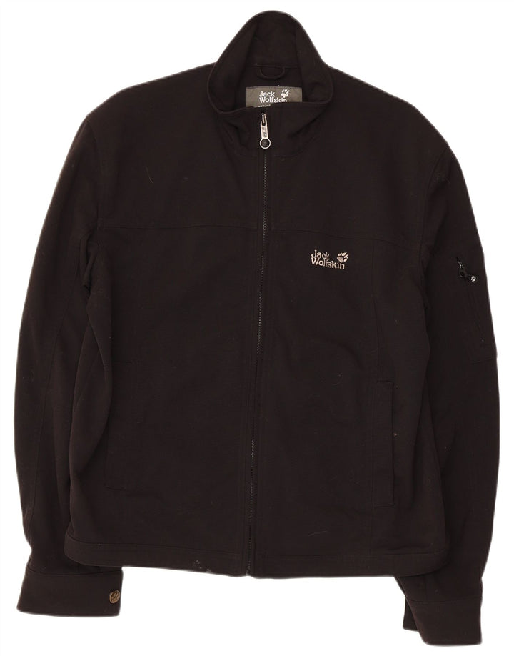 Jachetă de ploaie pentru bărbați JACK WOLFSKIN UK 36/38 Poliamidă neagră medie