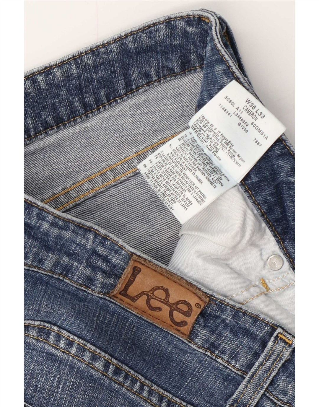 Blugi Lee Cameron Bootcut pentru femei W36 L28 Bumbac albastru