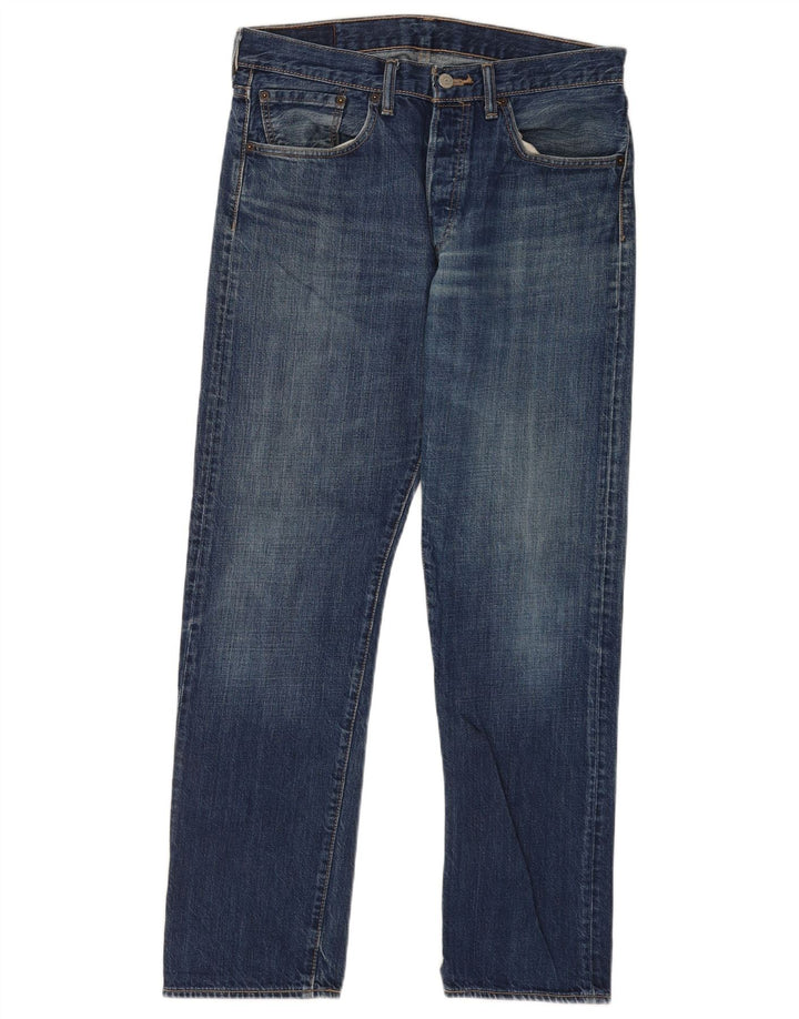 Blugi drepti pentru bărbați Levi's 501 W32 L30 albastru
