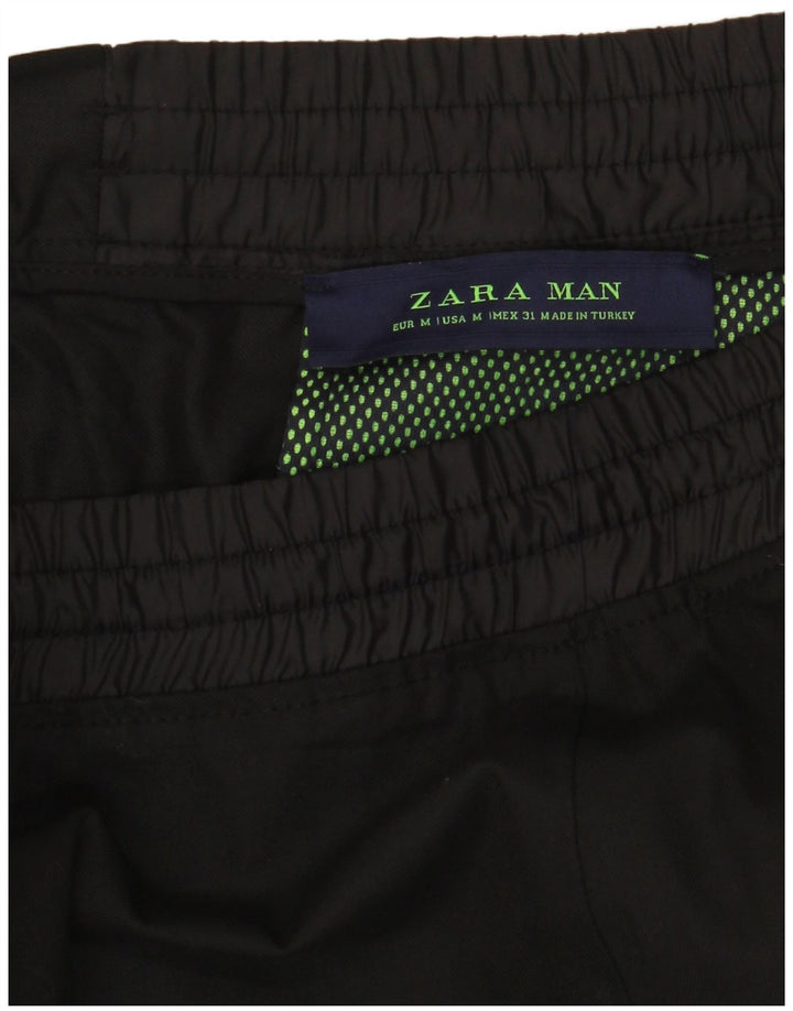 Pantaloni de trening Zara Barbati Mediu Negru