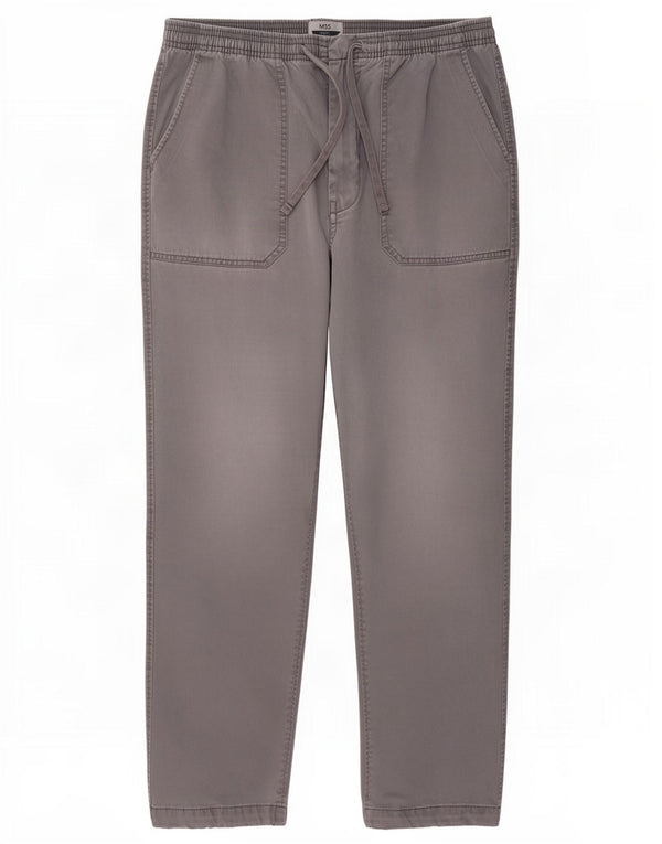 Pantaloni pentru bărbați Marks & Spencer W33 L29 bumbac gri