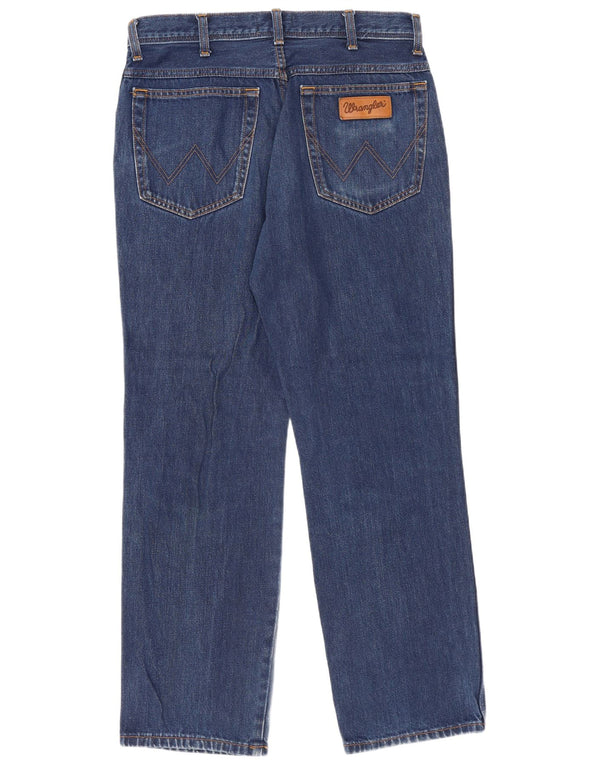 Blugi drepte pentru bărbați Wrangler Texas W33 L30 bumbac albastru
